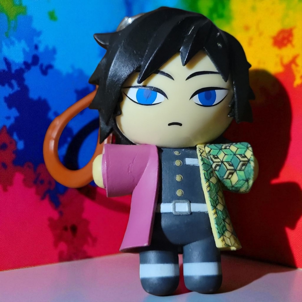 Demon Slayer Kimetsu no Yaiba Backpack Hanger Giyu Tomioka Keychain Purse Charm